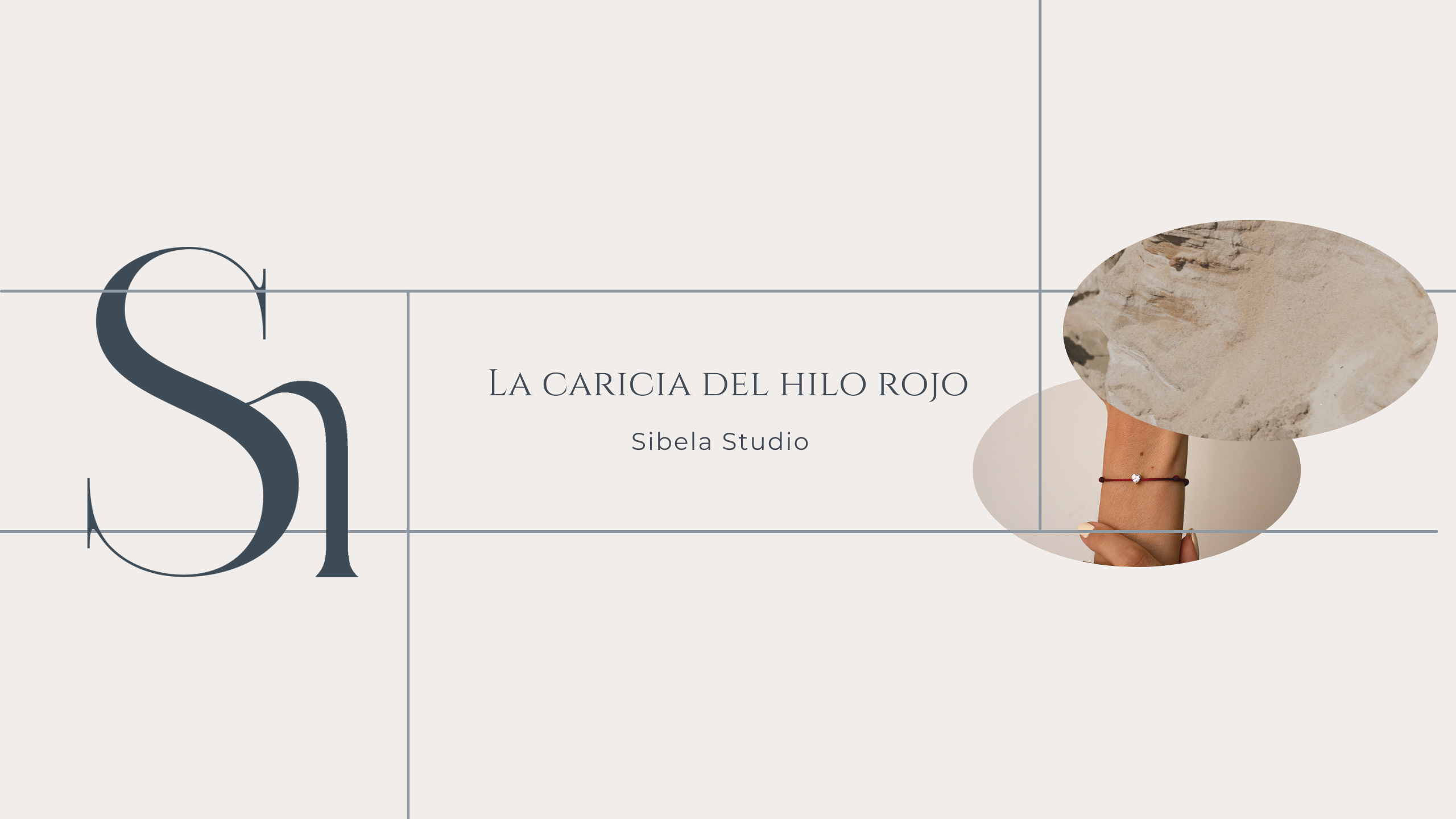La caricia del hilo rojo que forma la pulsera Áine