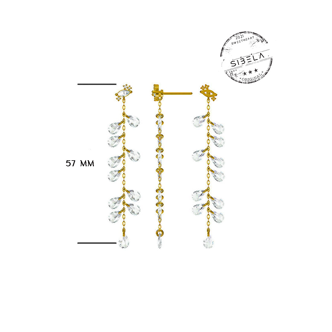 PENDIENTES KUNI - Sibela Studio